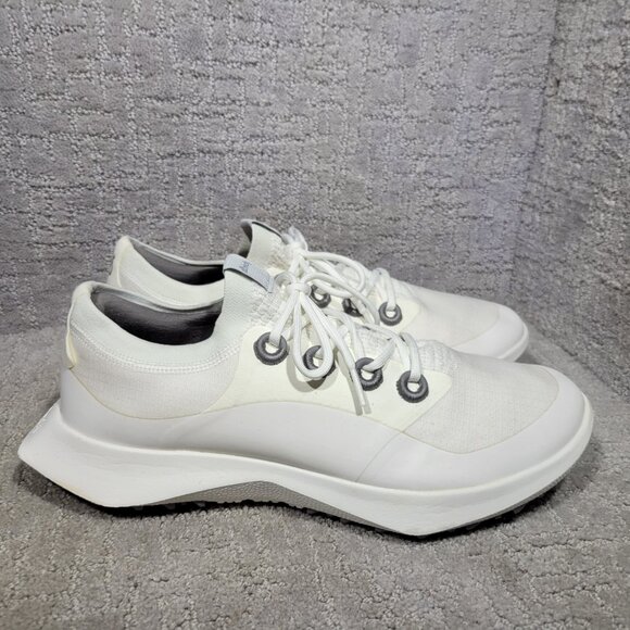 Allbirds Tree Dasher TD2 Men's Size US 12 White Lace Up Running Sneakers - Picture 1 of 11